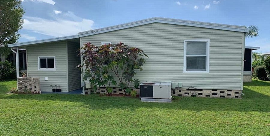 Mobile home certified for a FHA loan in Florida.